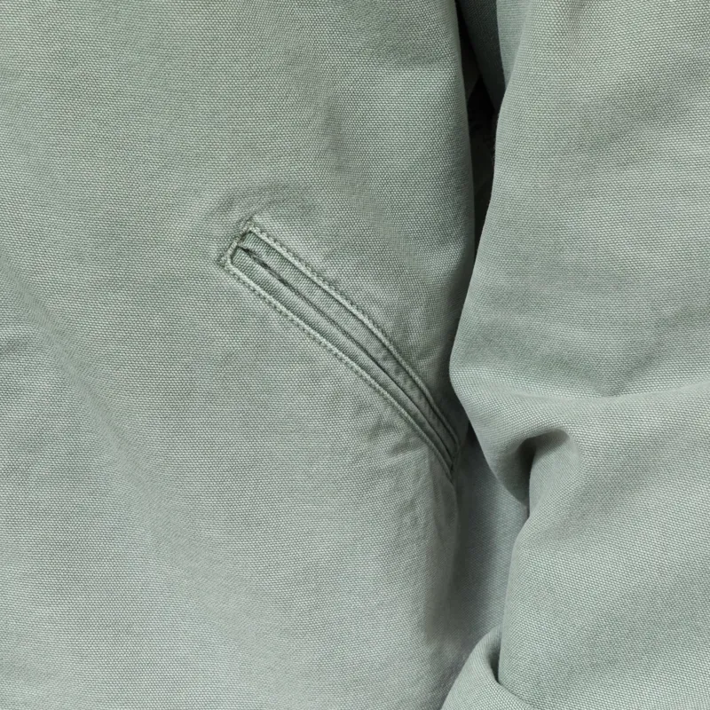 Carhartt WIP OG Detroit Jacket Shady Green Destroy Wash-8