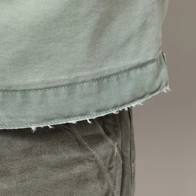 Carhartt WIP OG Detroit Jacket Shady Green Destroy Wash-9