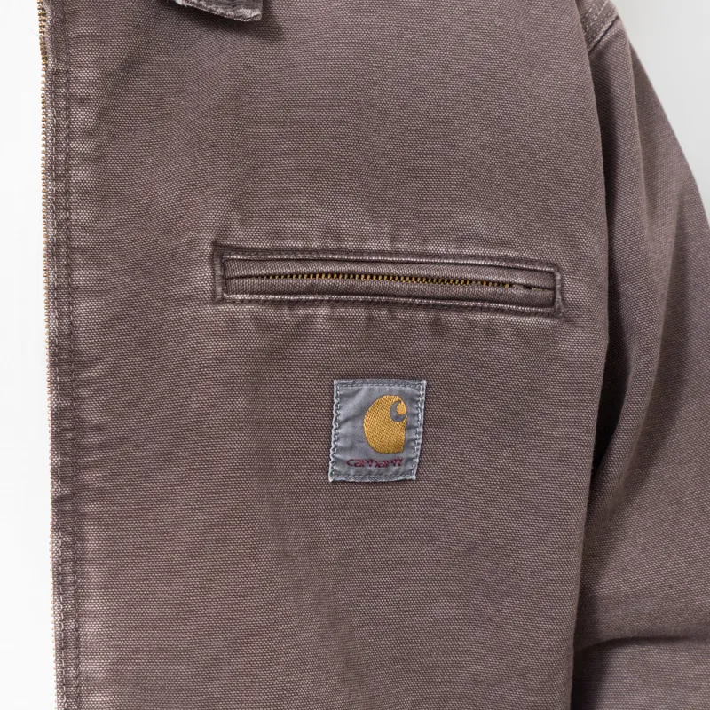 Carhartt WIP OG Detroit Jacket Tobacco Destroy Wash-4