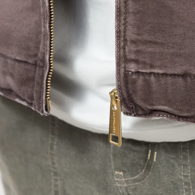 Carhartt WIP OG Detroit Jacket Tobacco Destroy Wash-8