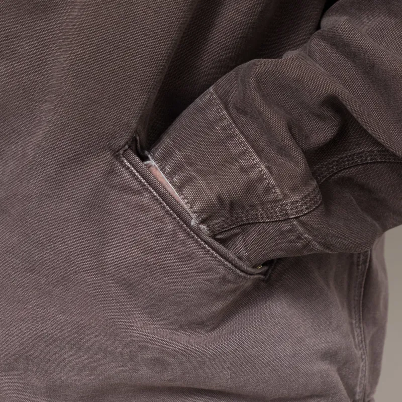 Carhartt WIP OG Detroit Jacket Tobacco Destroy Wash-7