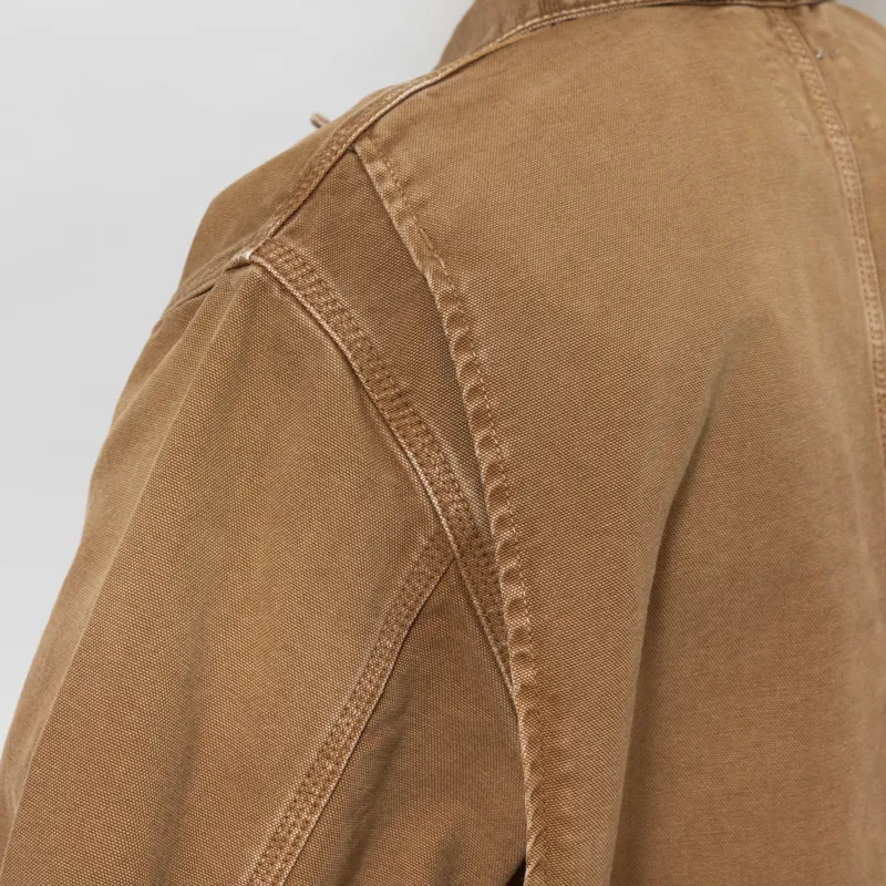 Carhartt WIP OG Chore Coat Hamilton Brown Destroy Wash-6