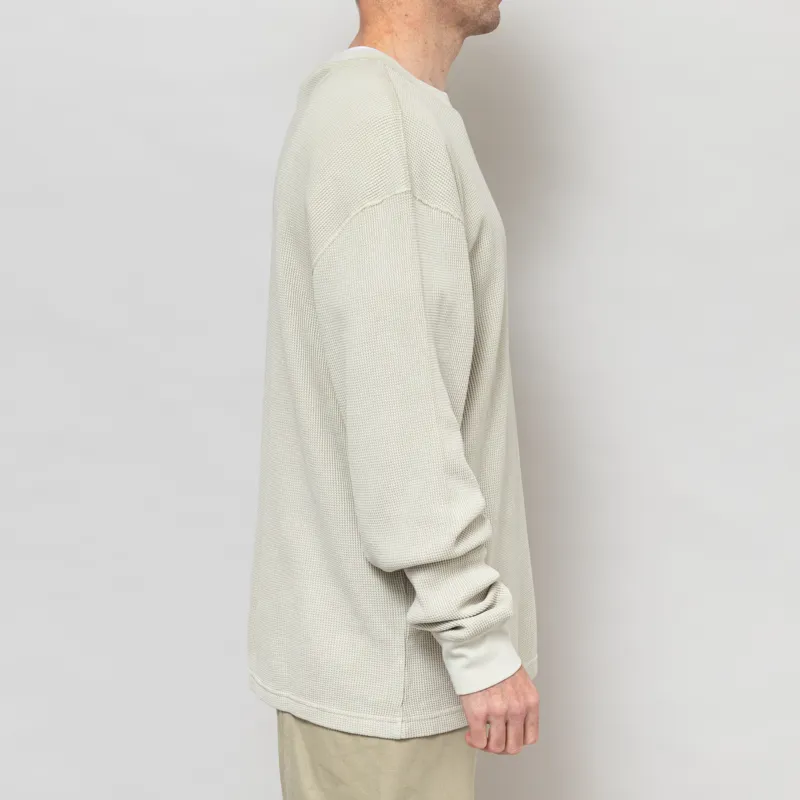 Carhartt WIP Long Sleeve Vista Waffle T Shirt Fleur De Sel-4