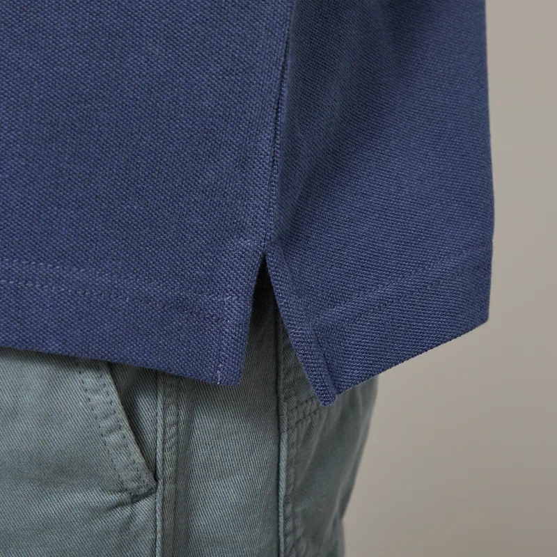 Carhartt WIP Wayne Polo Dark Navy Garment Dyed-7