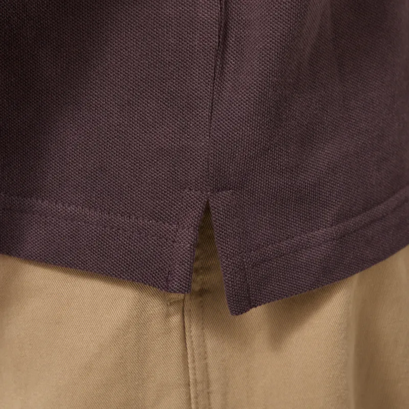 Carhartt WIP Wayne Polo Palisander Garment Dyed-6