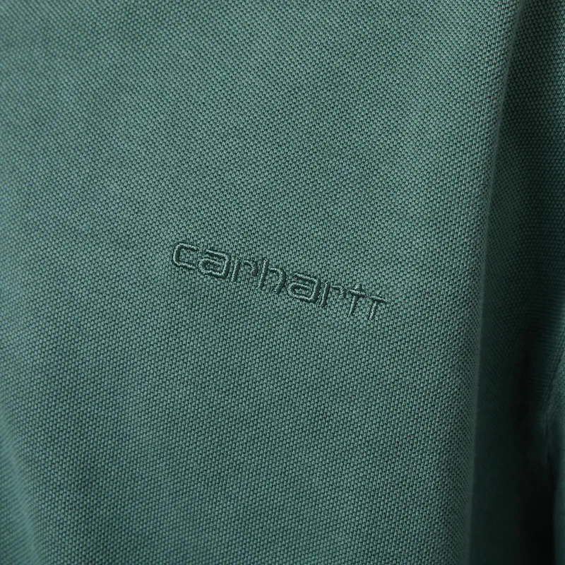 Carhartt WIP Wayne Polo Dark Scarab Garment Dyed-5