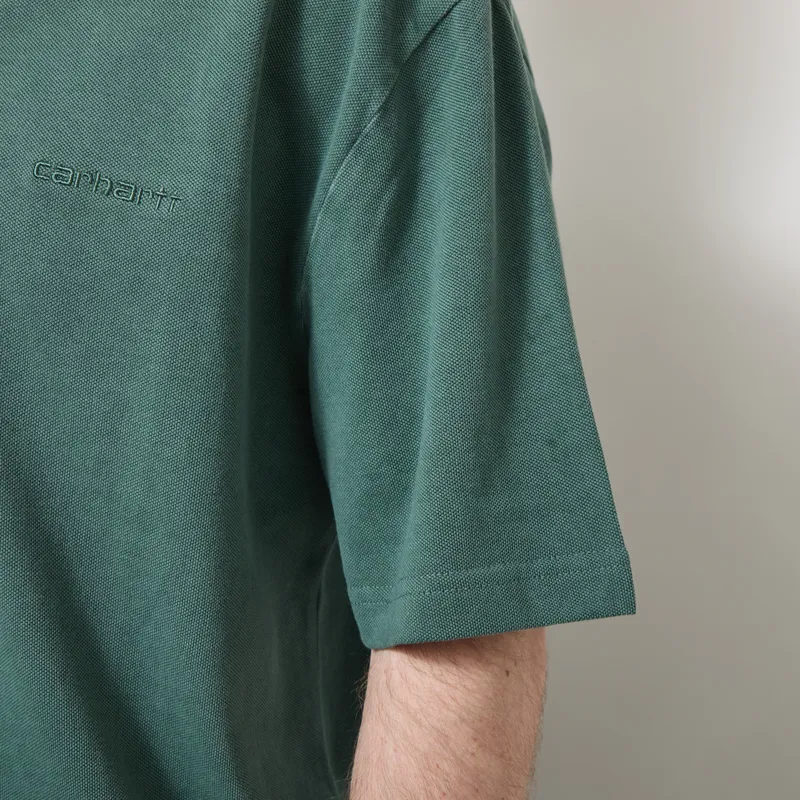 Carhartt WIP Wayne Polo Dark Scarab Garment Dyed-6