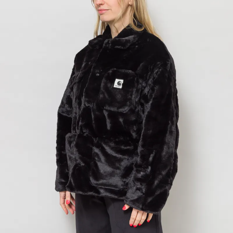 Carhartt WIP Womens Olney Michigan Coat Black-2