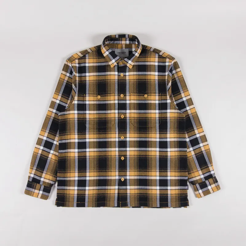 Carhartt WIP Long Sleeve Vaughn Shirt Dijon
