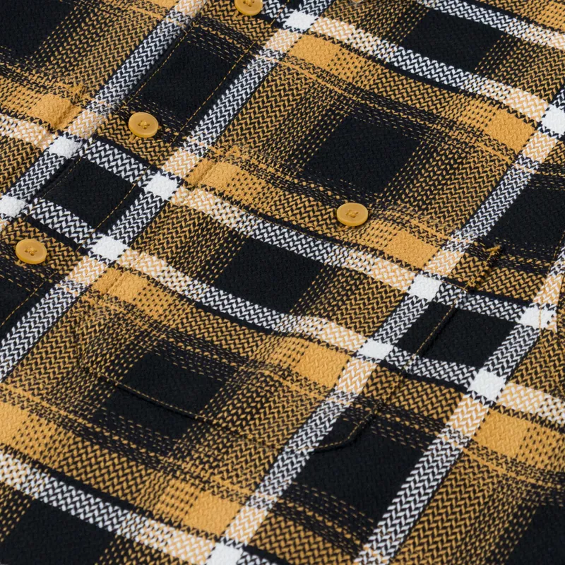 Carhartt WIP Long Sleeve Vaughn Shirt Dijon-5