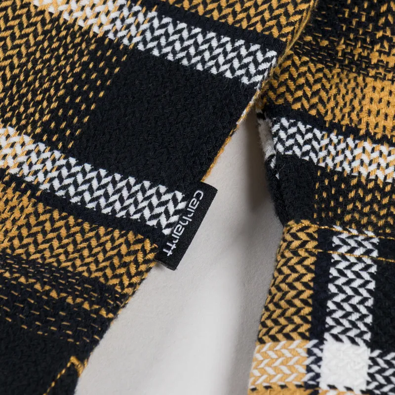 Carhartt WIP Long Sleeve Vaughn Shirt Dijon-7