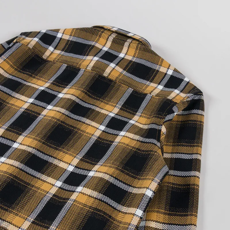 Carhartt WIP Long Sleeve Vaughn Shirt Dijon-3