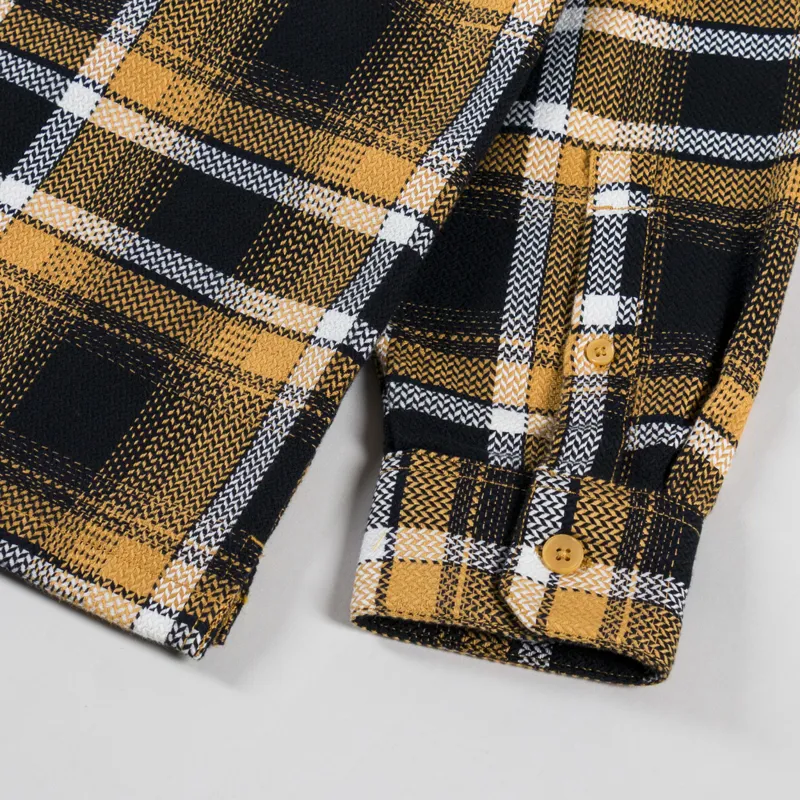 Carhartt WIP Long Sleeve Vaughn Shirt Dijon-9