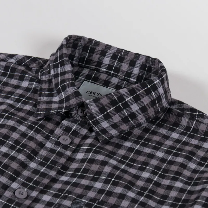 Carhartt WIP Long Sleeve Widmark Shirt Porphyry-4