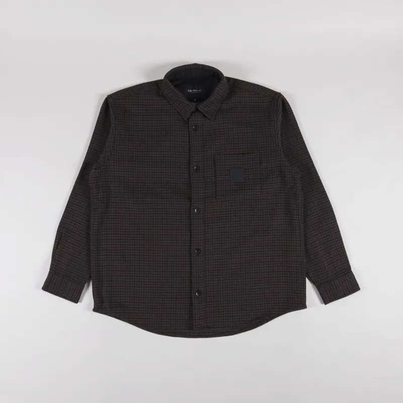 Carhartt WIP Long Sleeve Lowis Shirt Houndstooth Vitola Heather