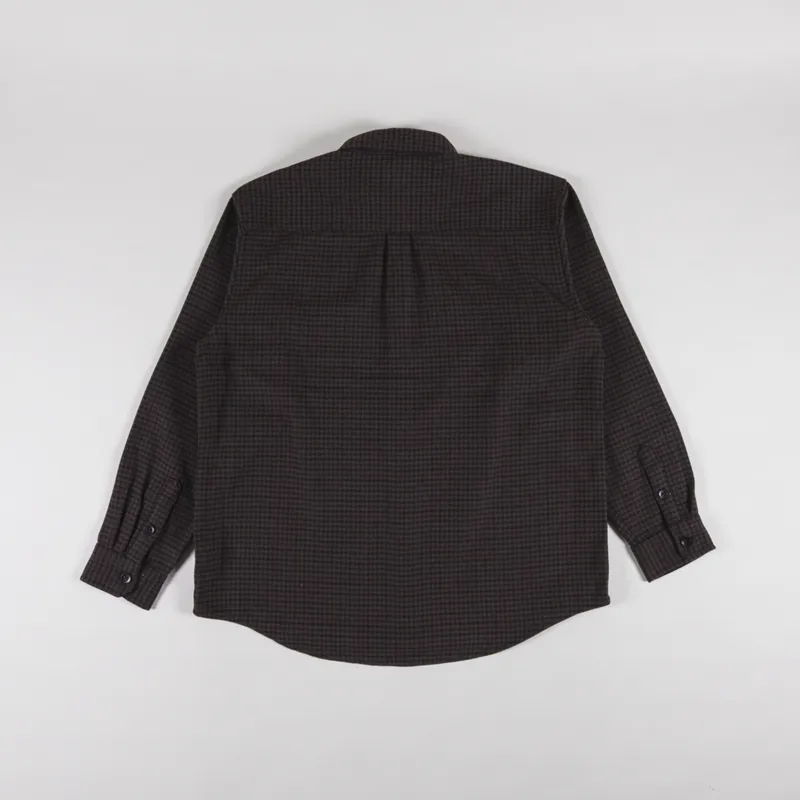 Carhartt WIP Long Sleeve Lowis Shirt Houndstooth Vitola Heather-1