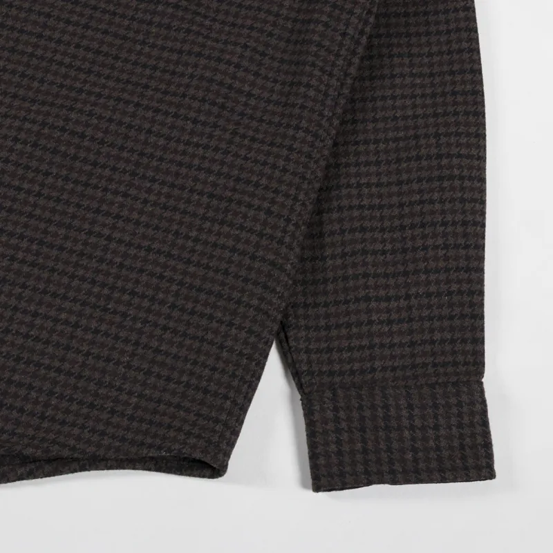 Carhartt WIP Long Sleeve Lowis Shirt Houndstooth Vitola Heather-6