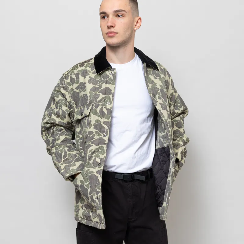 Carhartt WIP Tapestry Chore Coat Camo Duck Jacquard Green-1
