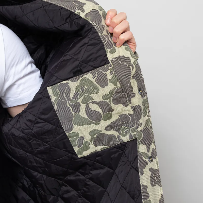 Carhartt WIP Tapestry Chore Coat Camo Duck Jacquard Green-11