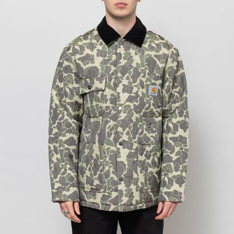 Carhartt WIP Tapestry Chore Coat Camo Duck Jacquard Green