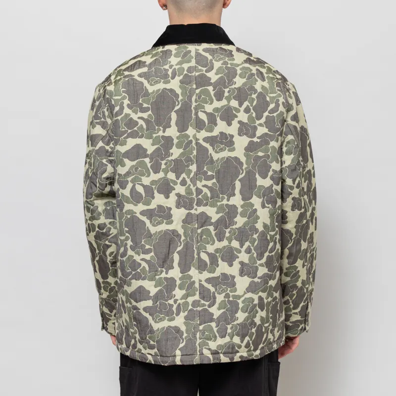 Carhartt WIP Tapestry Chore Coat Camo Duck Jacquard Green-4