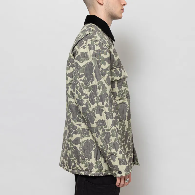 Carhartt WIP Tapestry Chore Coat Camo Duck Jacquard Green-5