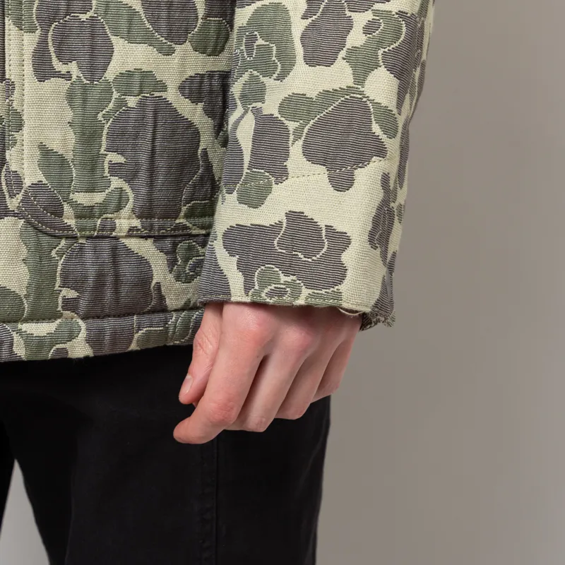 Carhartt WIP Tapestry Chore Coat Camo Duck Jacquard Green-13