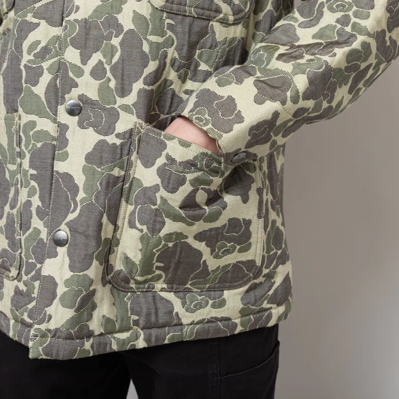 Carhartt WIP Tapestry Chore Coat Camo Duck Jacquard Green-10