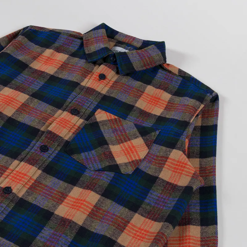 Carhartt WIP Long Sleeve Dern Shirt Sycamore Tree-2