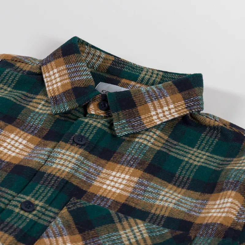 Carhartt WIP Long Sleeve Dern Shirt Hamilton brown-4