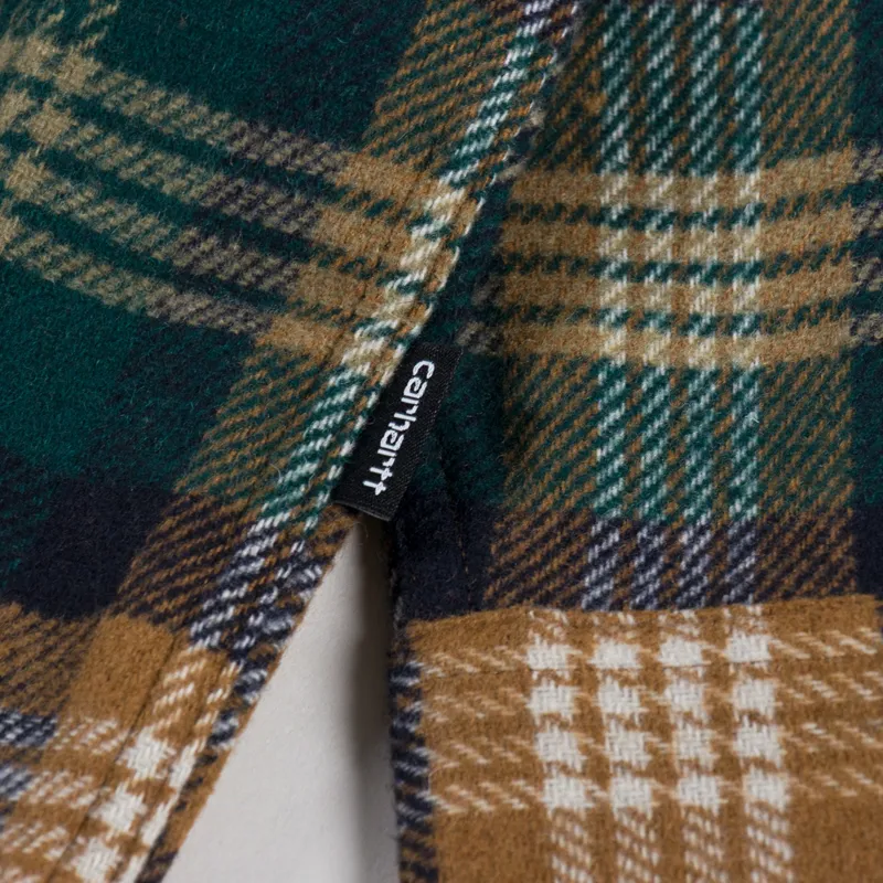 Carhartt WIP Long Sleeve Dern Shirt Hamilton brown-7