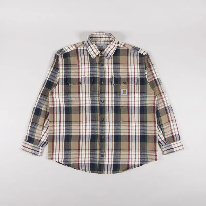 Carhartt WIP Tamblyn Shirt Leather Check