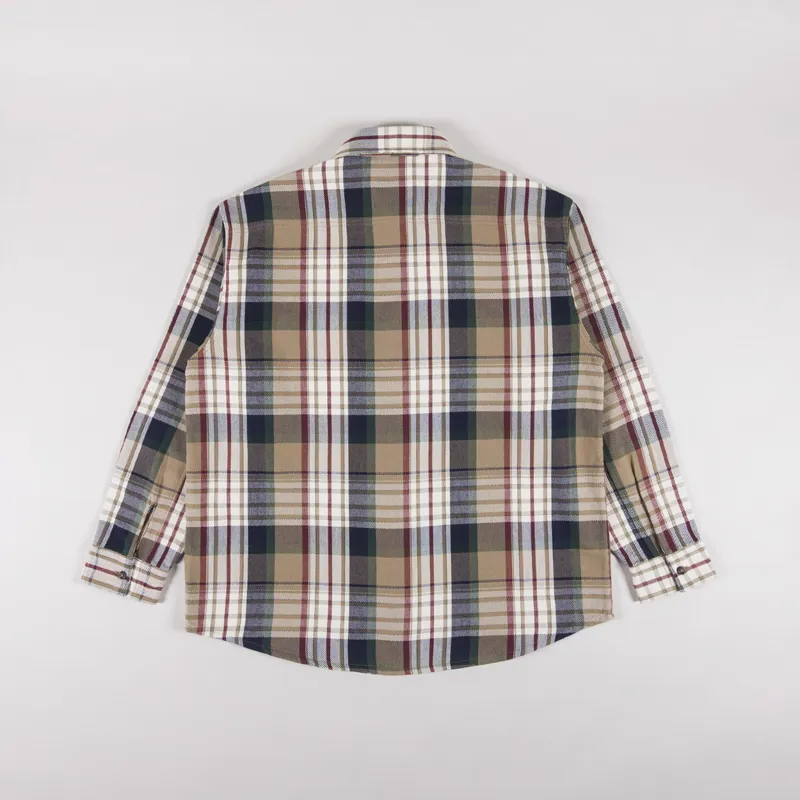 Carhartt WIP Tamblyn Shirt Leather Check-1