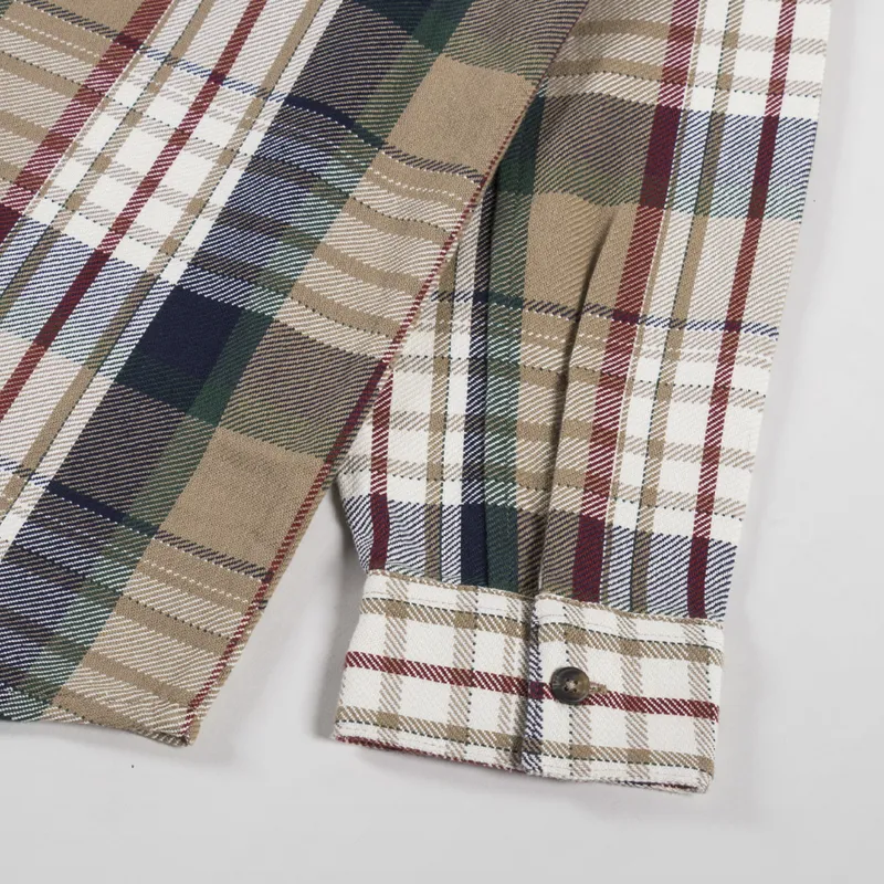 Carhartt WIP Tamblyn Shirt Leather Check-8