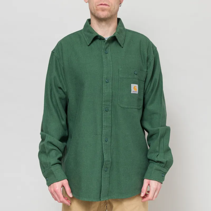 Carhartt WIP Long Sleeve Edgar Shirt Sycamore Tree Wax
