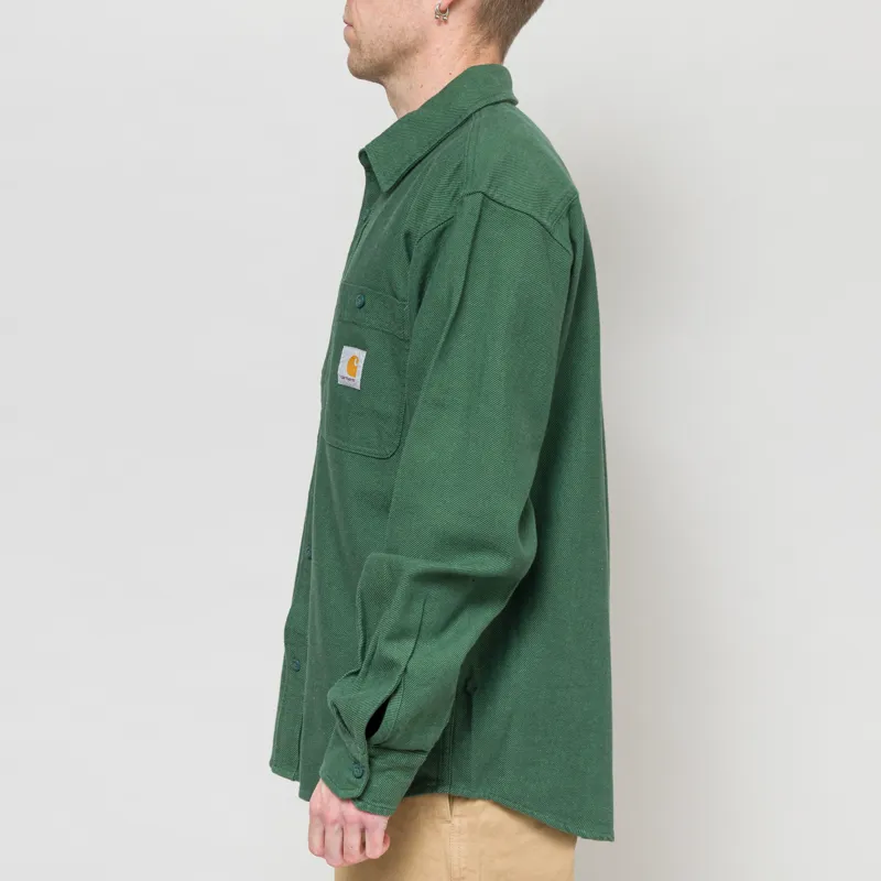 Carhartt WIP Long Sleeve Edgar Shirt Sycamore Tree Wax-2