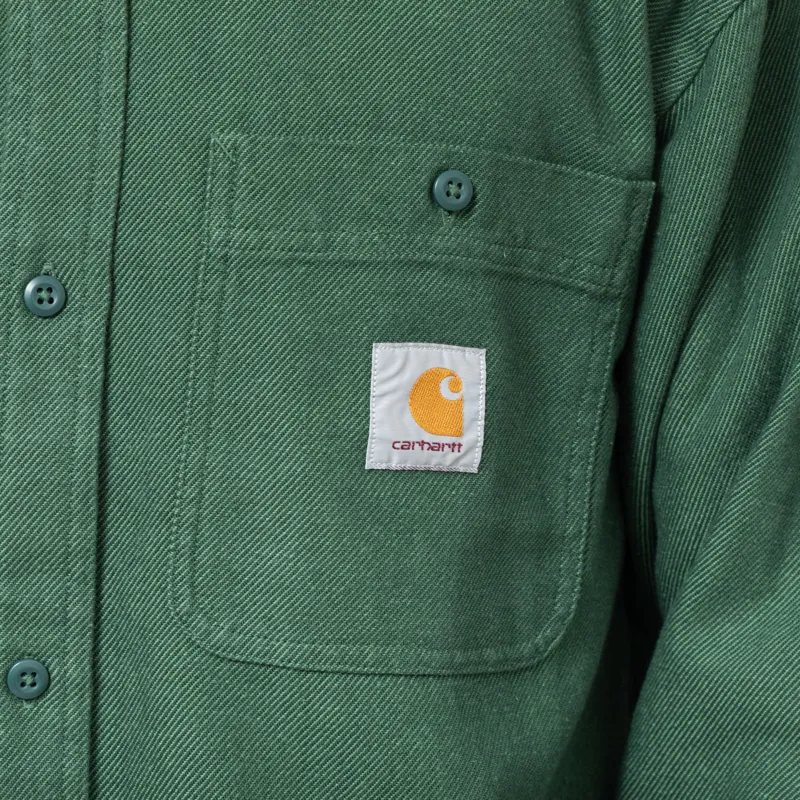 Carhartt WIP Long Sleeve Edgar Shirt Sycamore Tree Wax-8