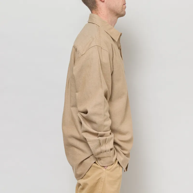 Carhartt WIP Long Sleeve Edgar Shirt Peanut Wax-4