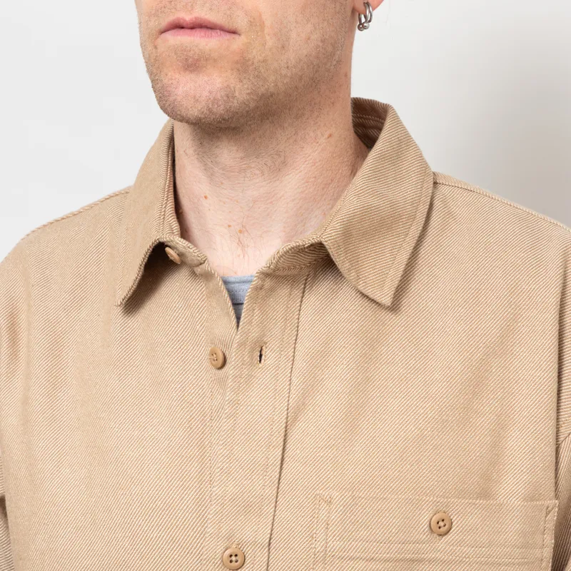 Carhartt WIP Long Sleeve Edgar Shirt Peanut Wax-5