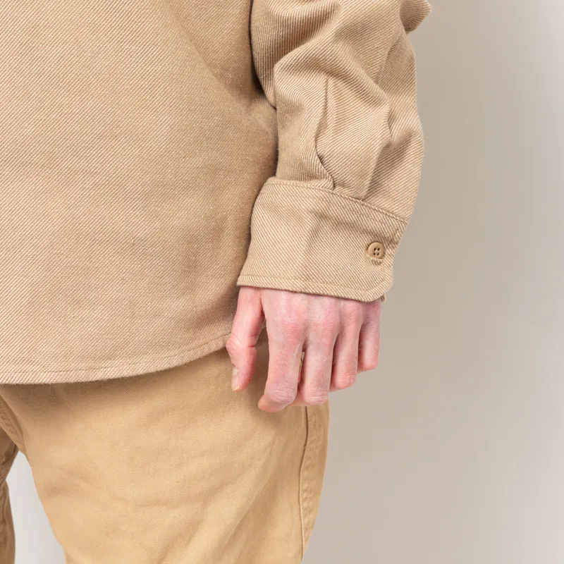 Carhartt WIP Long Sleeve Edgar Shirt Peanut Wax-10