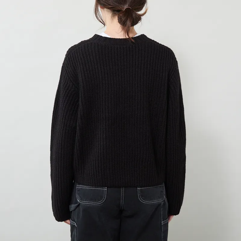 Carhartt WIP Womens Mira Sweater Black-2