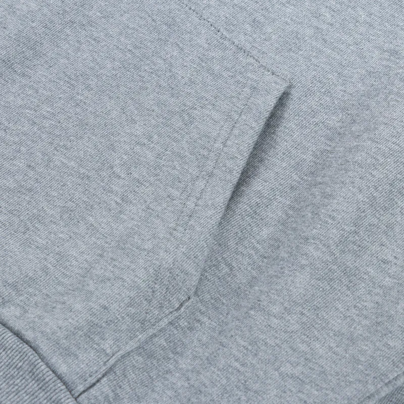 Carhartt WIP Hooded Script Embroidery Sweatshirt Grey Heather White-5