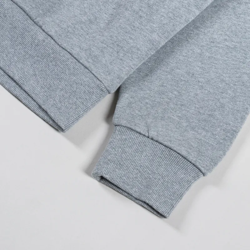 Carhartt WIP Hooded Script Embroidery Sweatshirt Grey Heather White-7