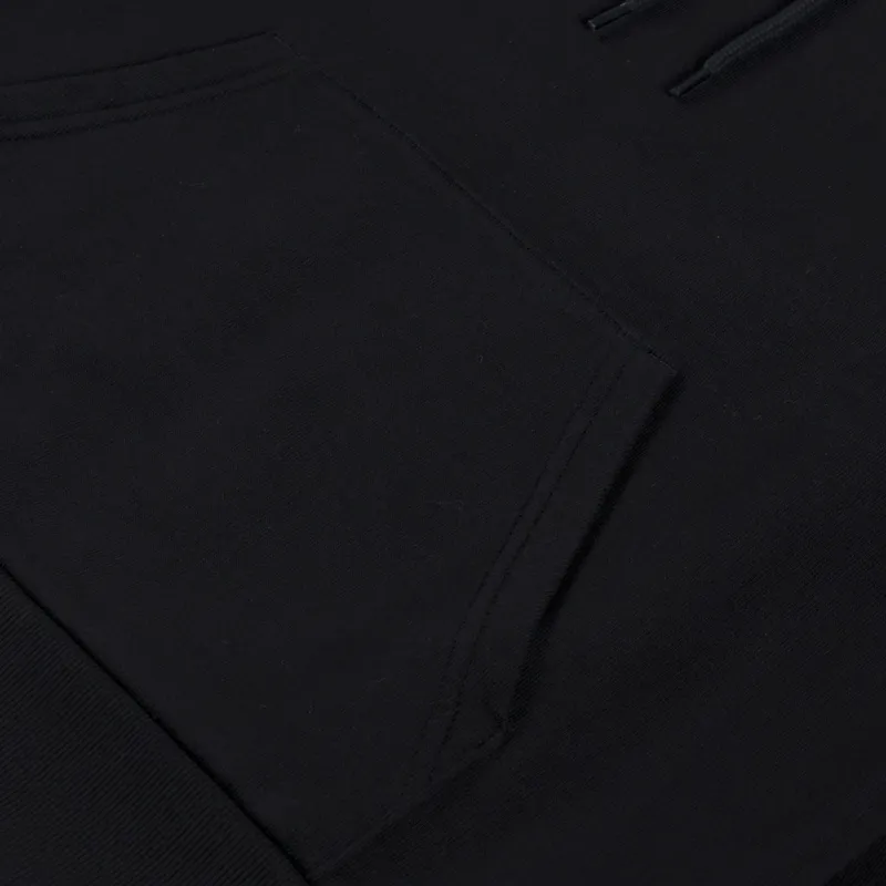 Carhartt WIP Hooded Script Embroidery Sweatshirt Black White-8