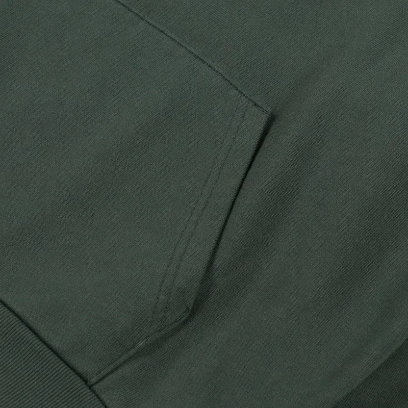 Carhartt WIP Hooded Script Embroidery Sweatshirt Opuntia White-5