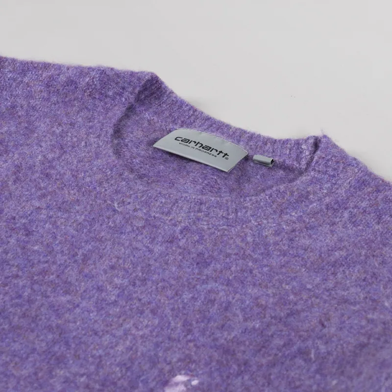 Carhartt WIP Curtis Sweater Tangled Phlox-4