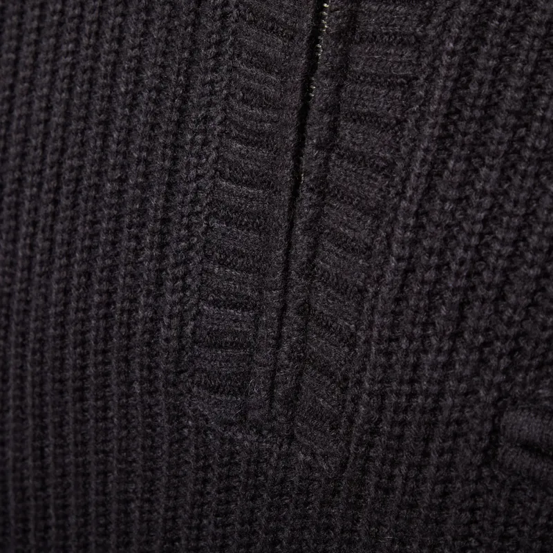 Carhartt WIP Detroit Half Zip Sweater Black-4