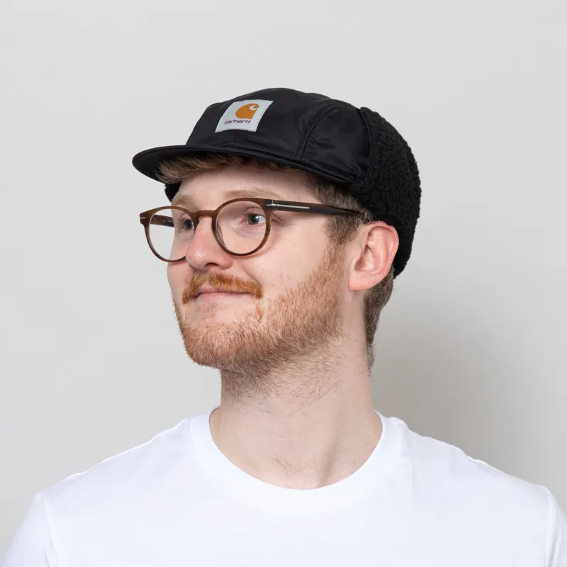 Carhartt WIP Oltera Ear Guard Cap Black