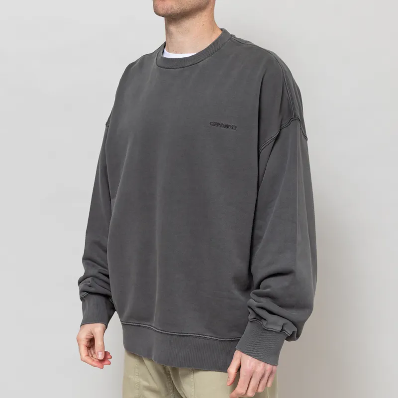Carhartt WIP Benton Sweatshirt Graphite-1
