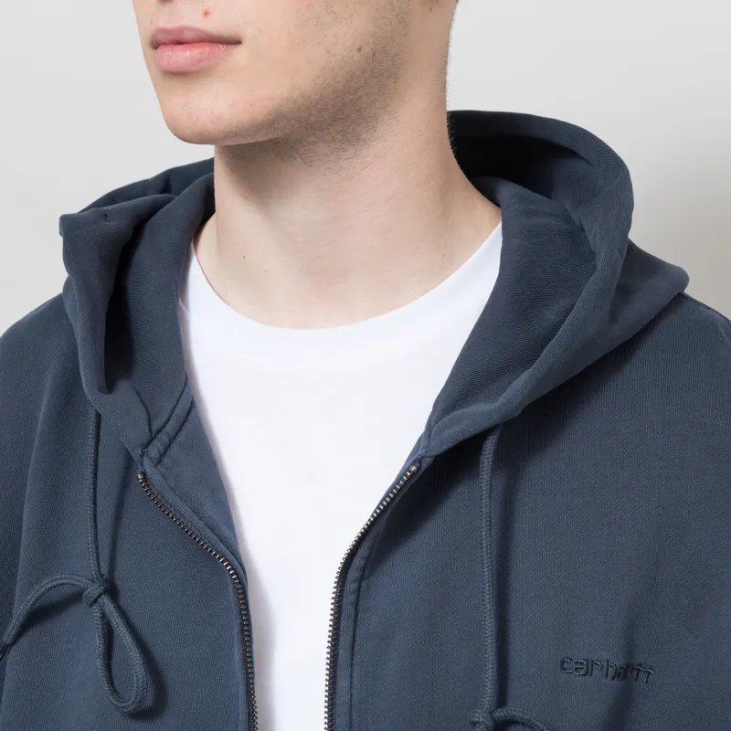 Carhartt WIP Hooded Benton Sweat Jacket Carbon-3